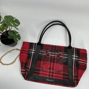 Victorias Secret Large Plaid Red Black Limited Edition